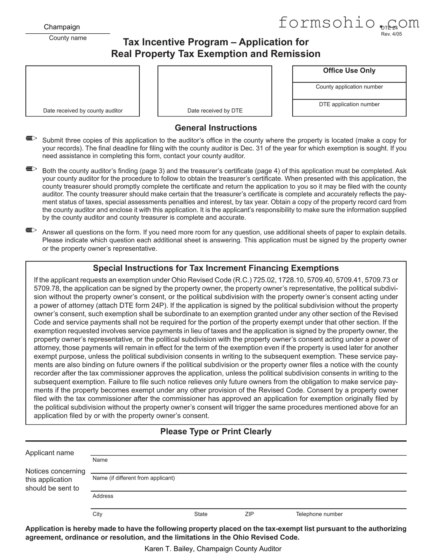 Fill a Valid Ohio Dte 24 Form