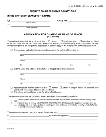 Fill a Valid Ohio 21 2 Form