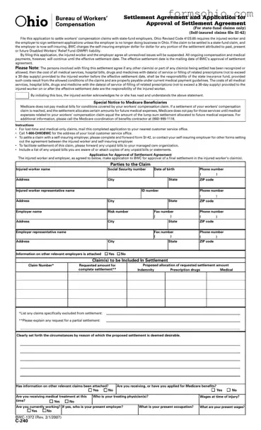 Fill a Valid Ohio C 240 Form