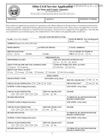 Fill a Valid Ohio Gen 4268 Form